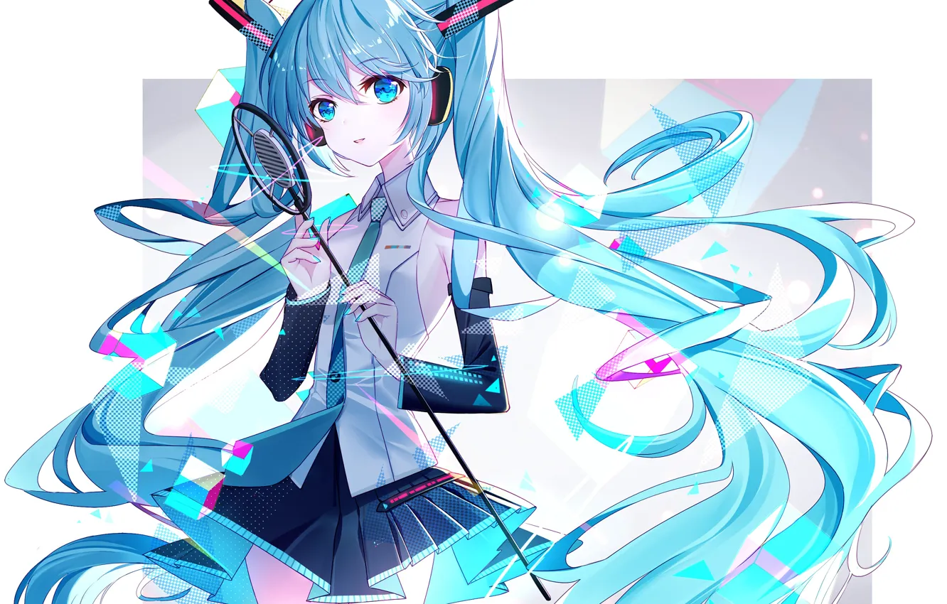 Photo wallpaper background, vocaloid, hatsune miku, Vocaloid, Hatsune Miku