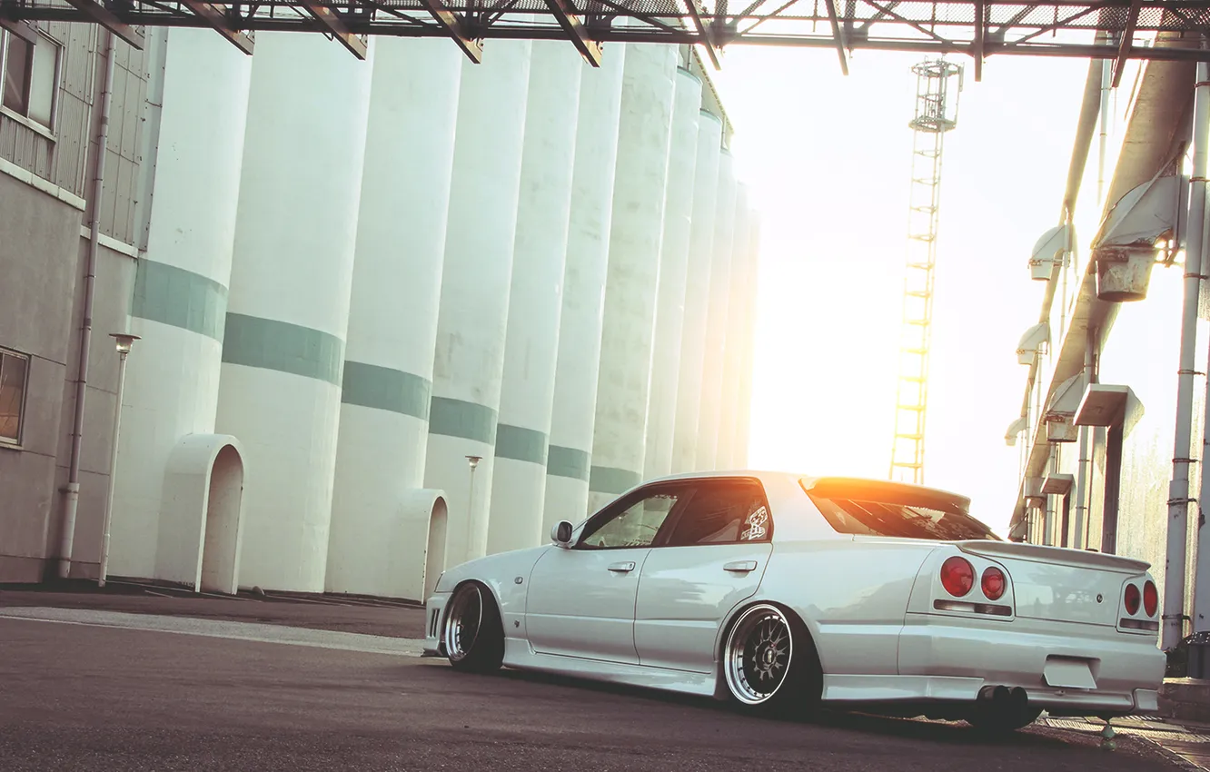 Photo wallpaper Nissan, skyline, Nissan, skyline