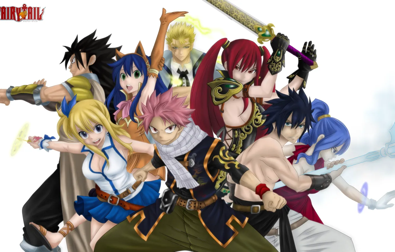Photo wallpaper anime, art, fairy tail, Fairy tail