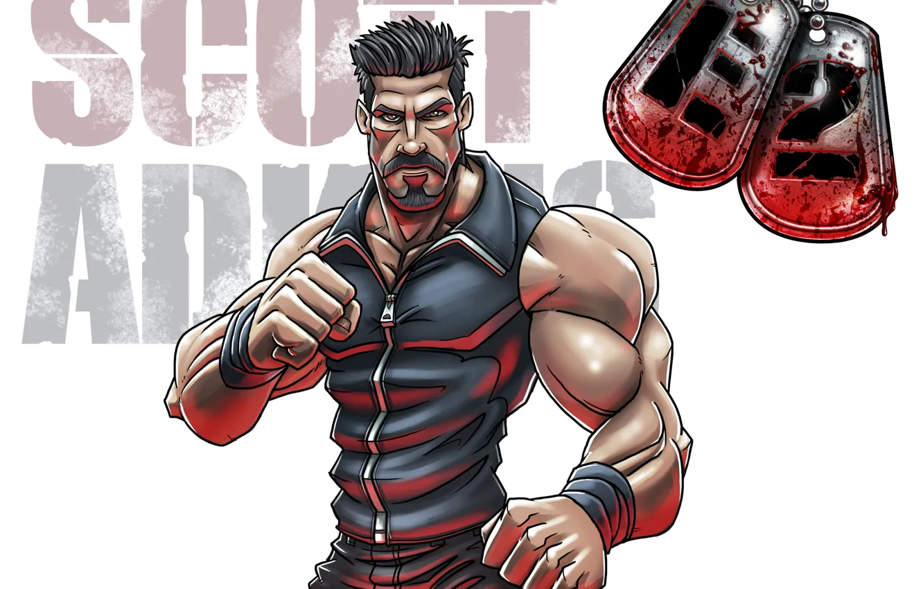 Photo wallpaper actor, The Expendables 2, Scott Edkins, Scott Adkins, Hector, The expendables 2