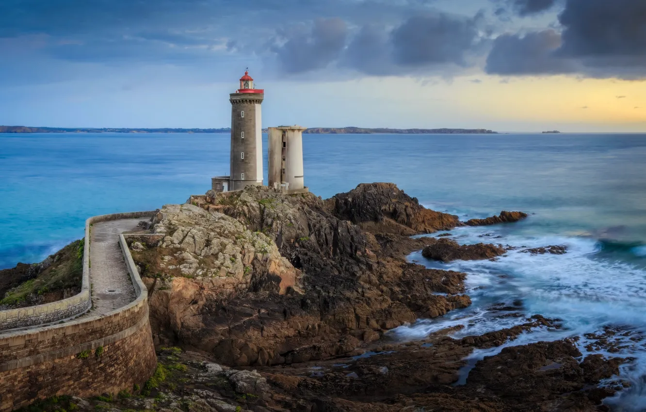 Photo wallpaper hdr, ocean, lighthouse, Phare du petit minou