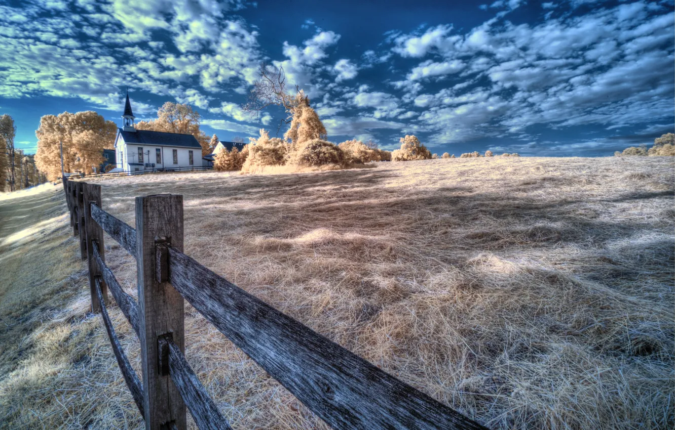 Photo wallpaper Pennsylvania, church, Washington Boro, Manor Township