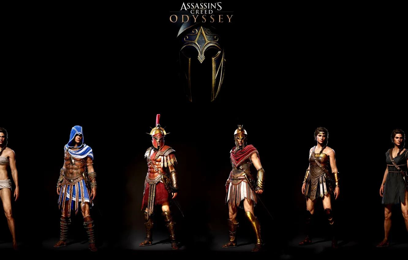 Photo wallpaper Armor, Cassandra, Kassandra, Assassin's Creed, Armor, Assassin's Cred Odyssey, Mystia