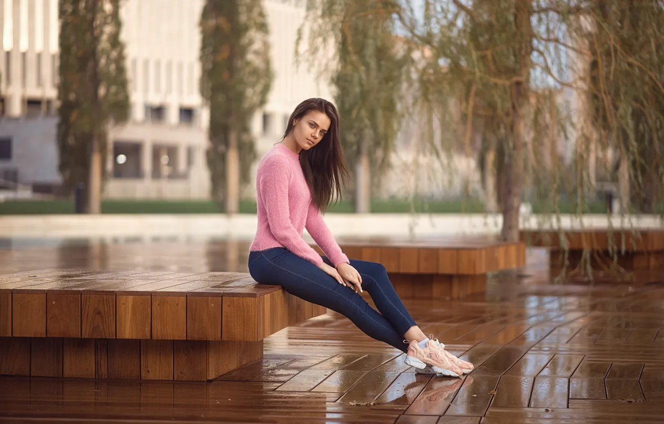 Photo wallpaper model, shoes, pose, Galaev Eugene