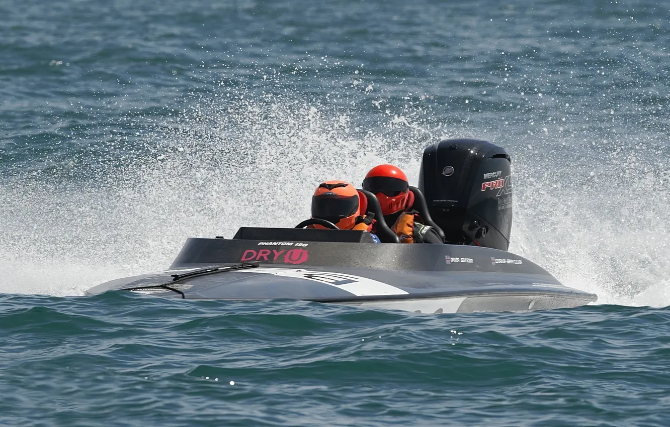 Photo wallpaper race, boat, speed