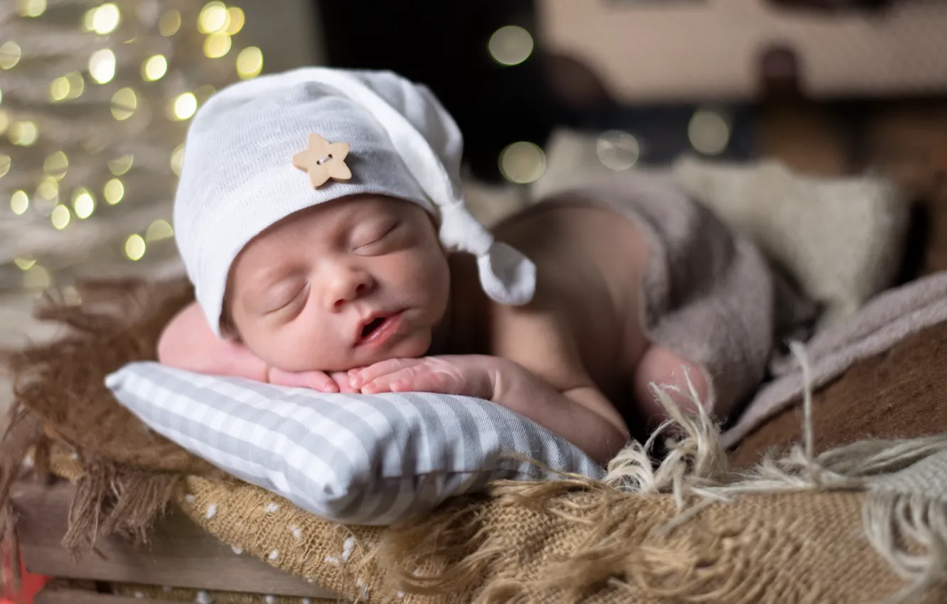 Photo wallpaper comfort, home, baby