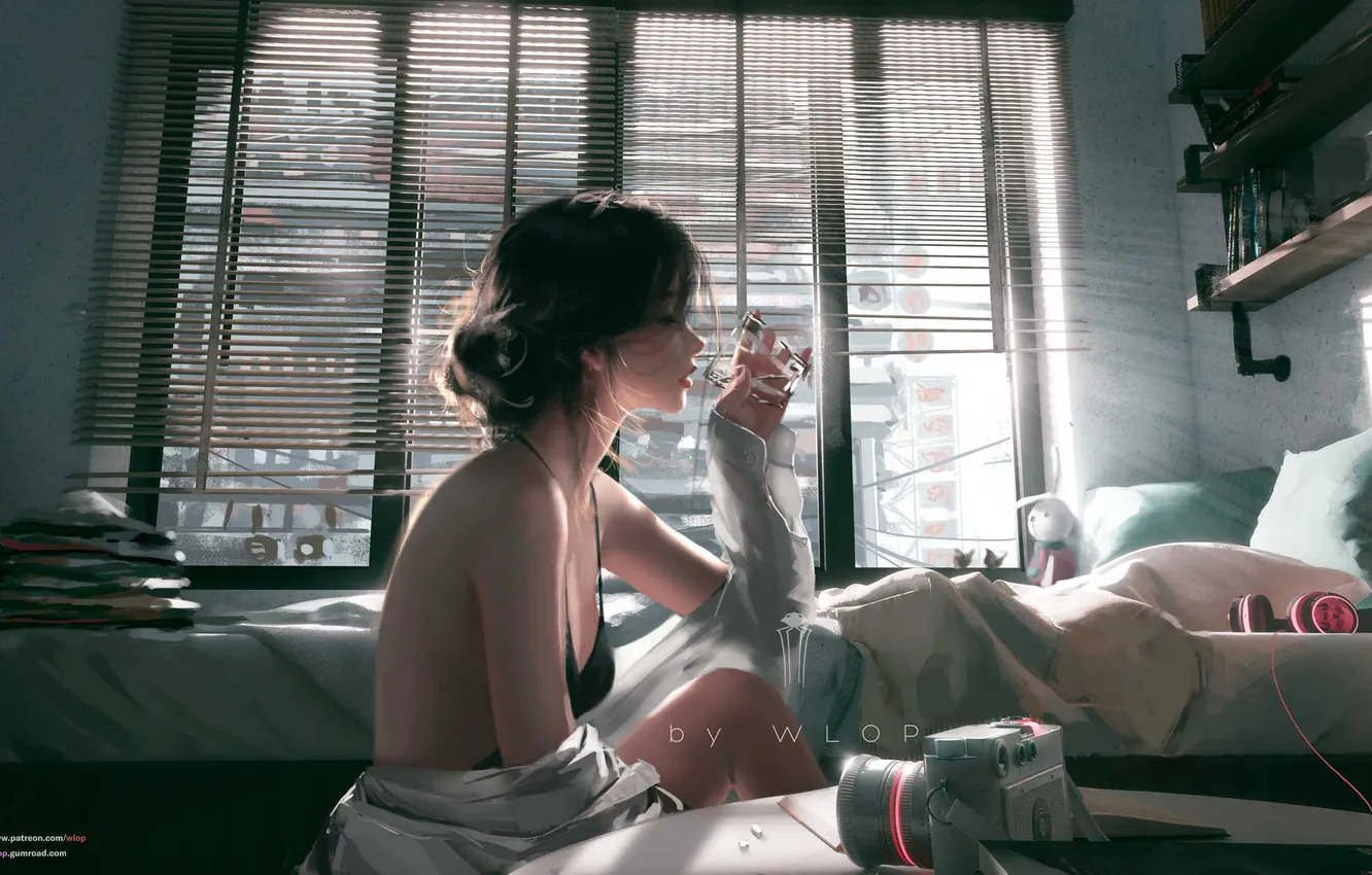 Photo wallpaper room, figure, interior, VLOP