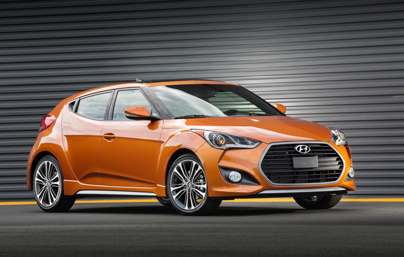 Photo wallpaper Hyundai, Turbo, US-spec, Veloster, Veloster HD, 2015, Hyundai