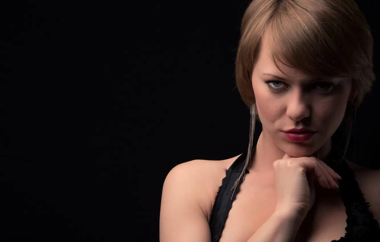 Photo wallpaper look, girl, portrait