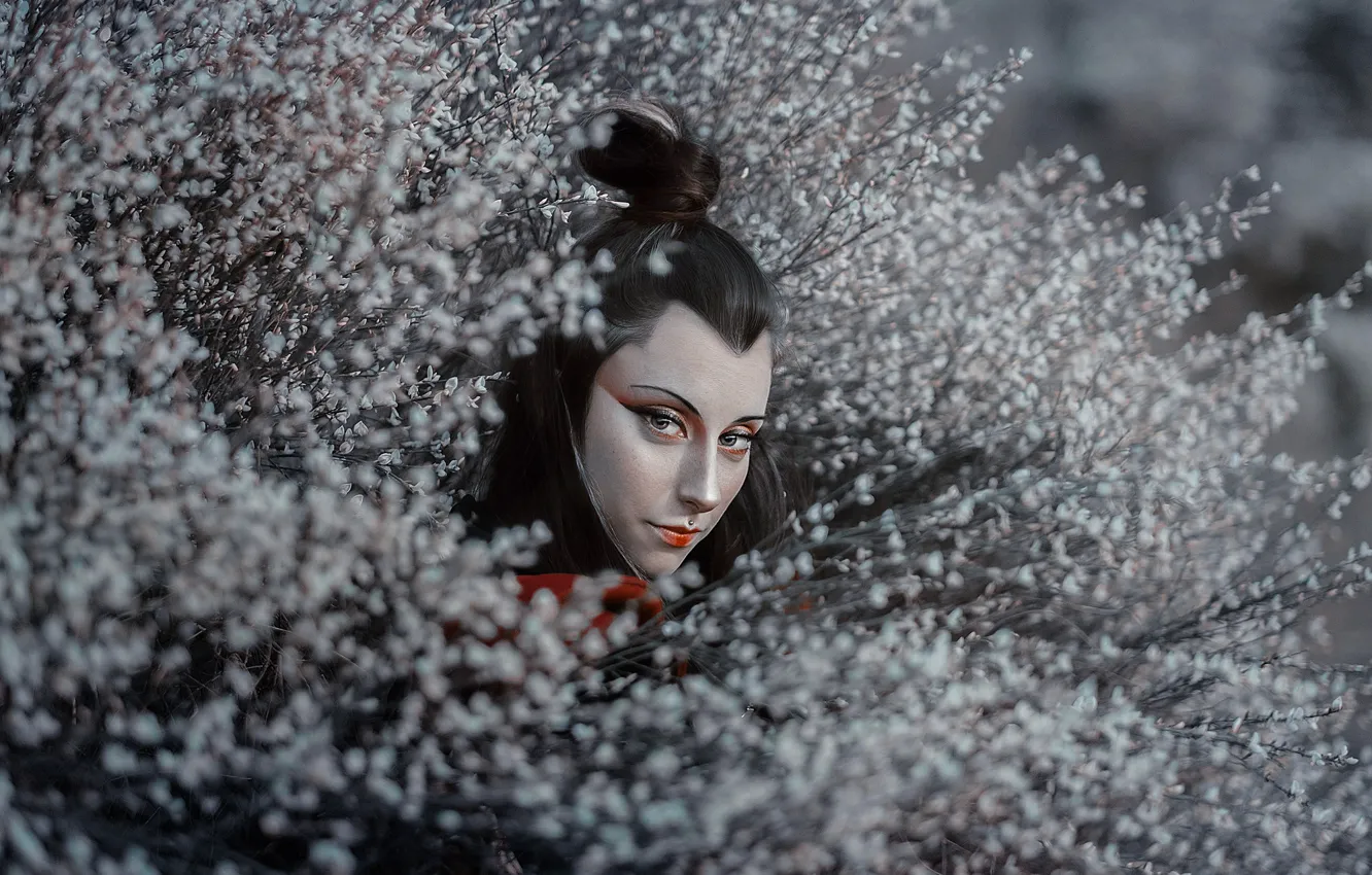 Photo wallpaper piercing, sponge, SUMMER