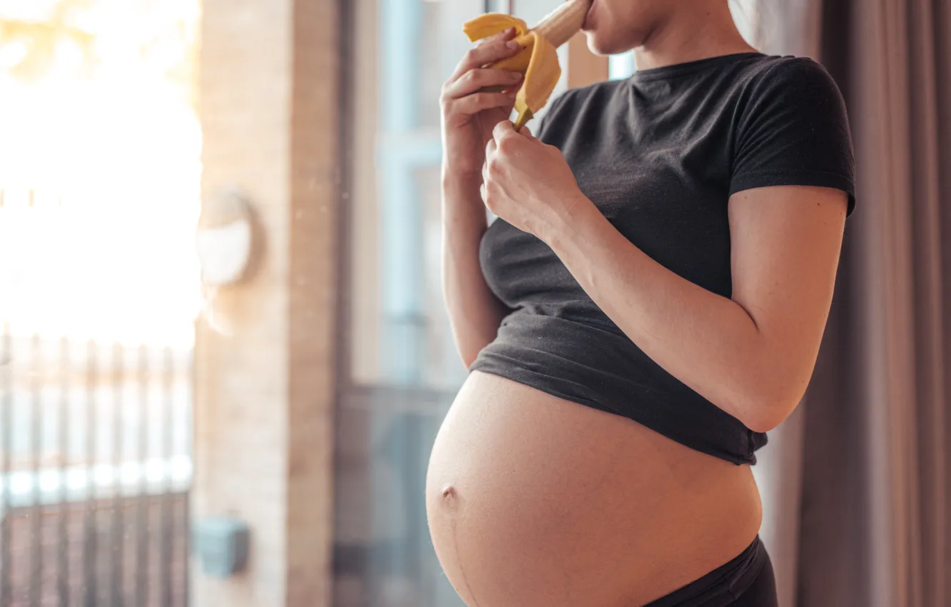 Photo wallpaper fruit, banana, Pregnancy
