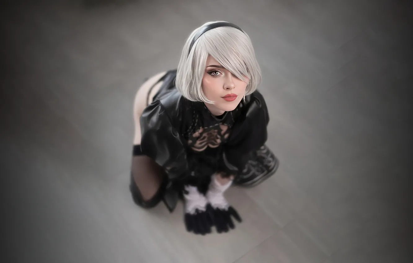 Photo wallpaper girl, women, cosplay, Nier Automata, Ilona Bugaeva