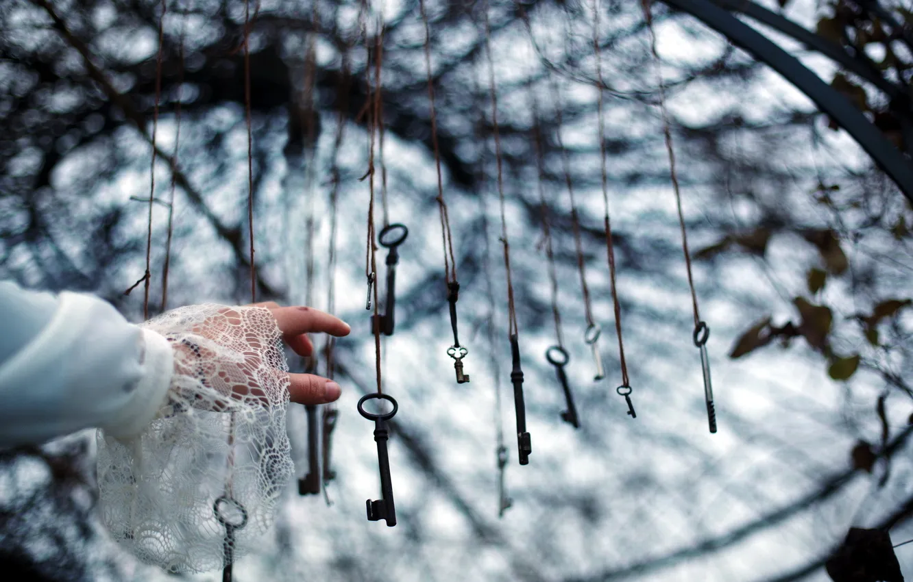 Photo wallpaper background, hands, key