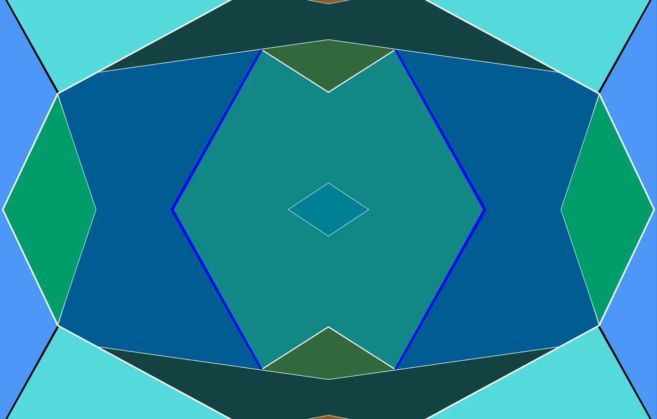 Photo wallpaper figure, symmetry, layer