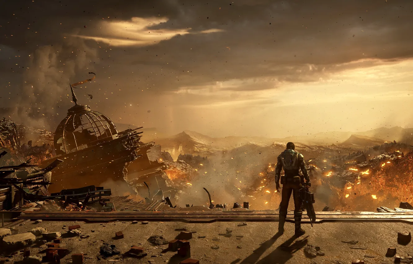 Photo wallpaper Apocalypse, Gears of War, games, Microsoft Game Studios, Kait Diaz, of gears 5, Kate Diaz, …