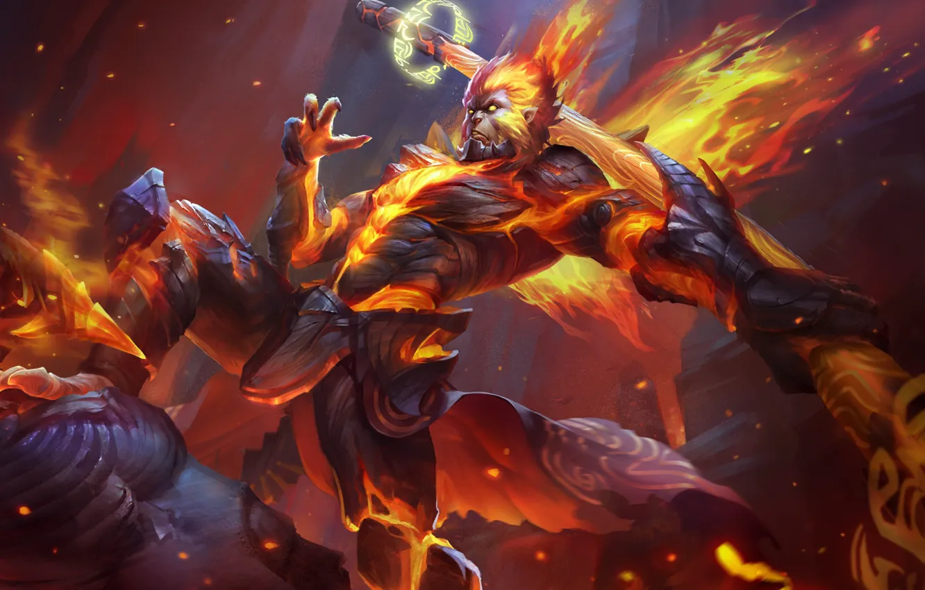 Photo wallpaper King of Glory, The king of glory, The Monkey King