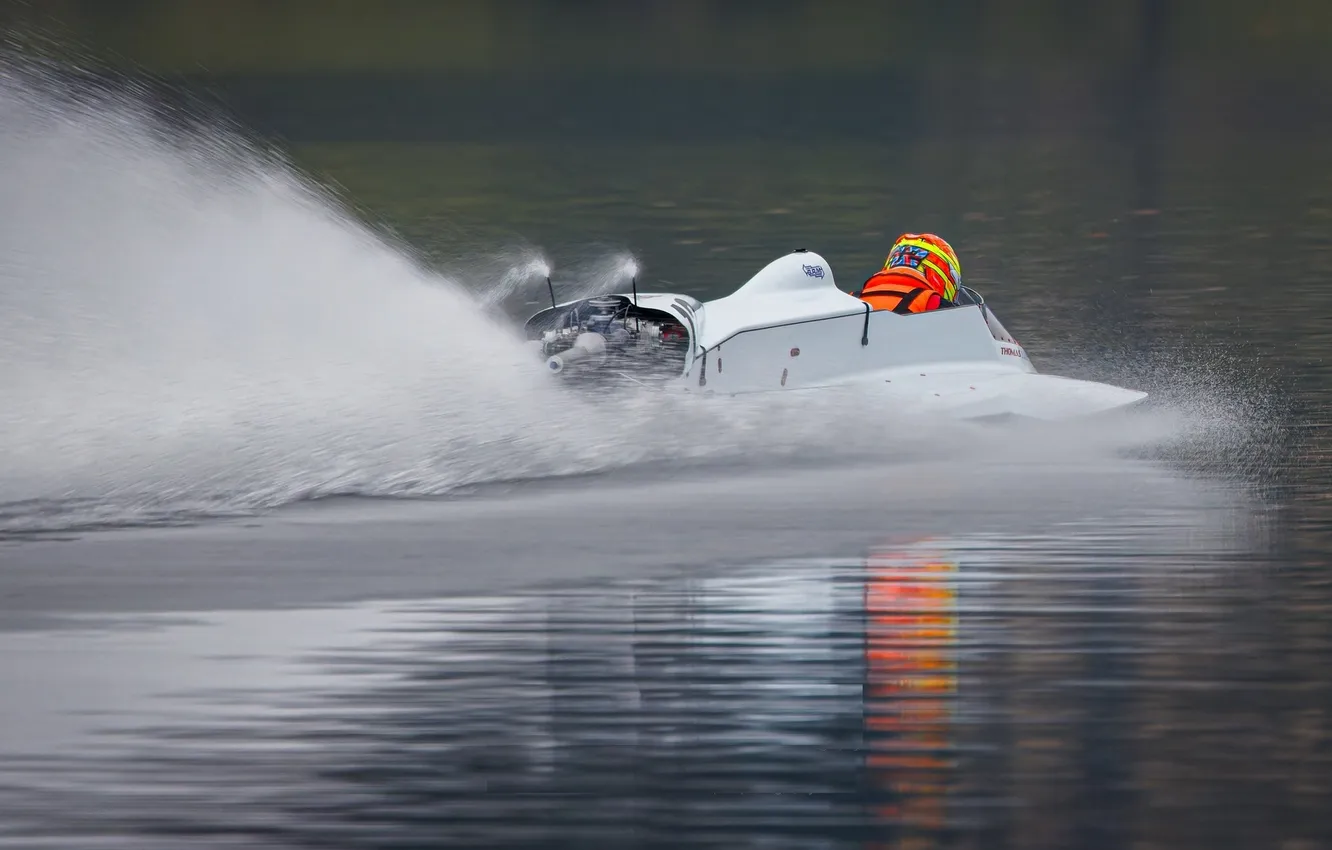 Photo wallpaper race, boat, speed