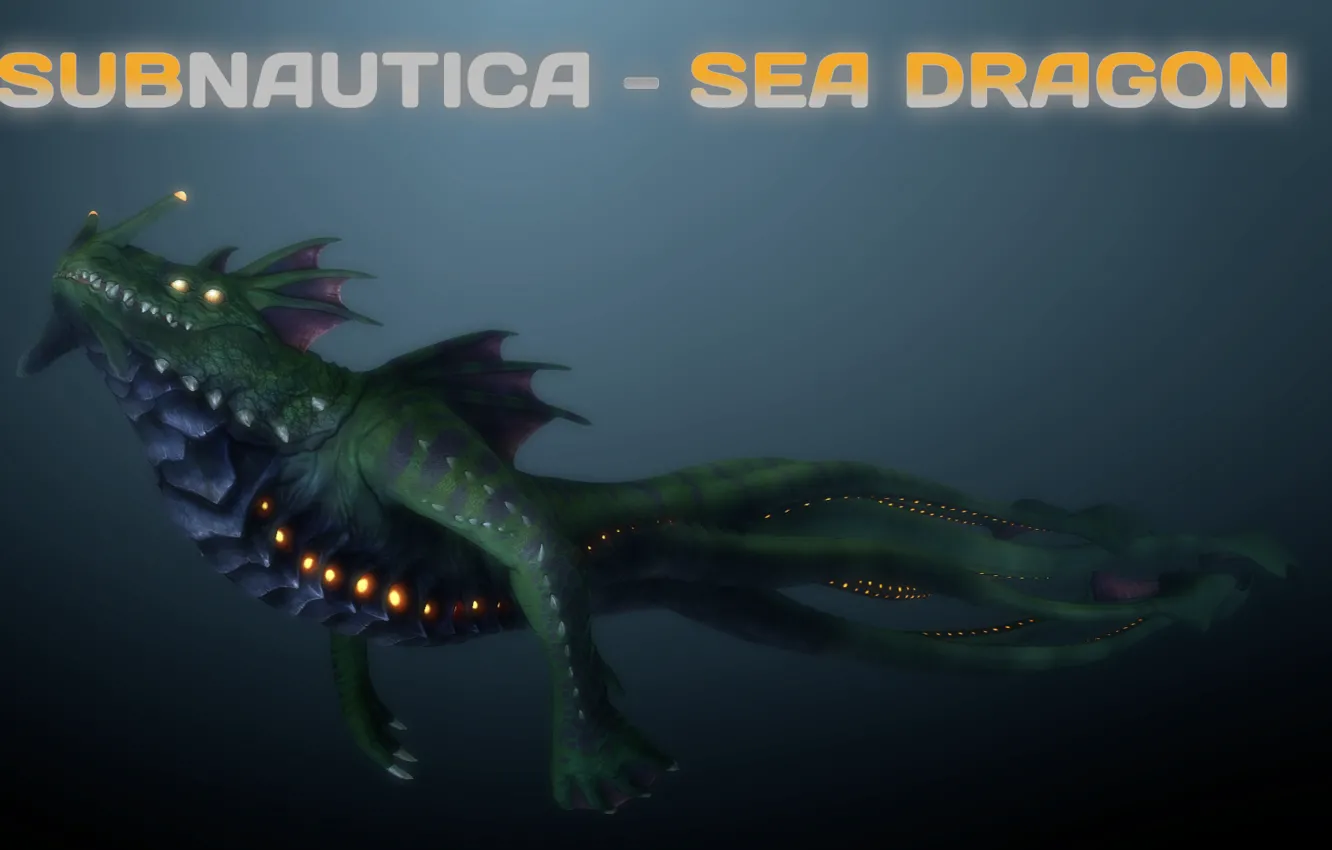 Photo wallpaper water, being, Subnautica