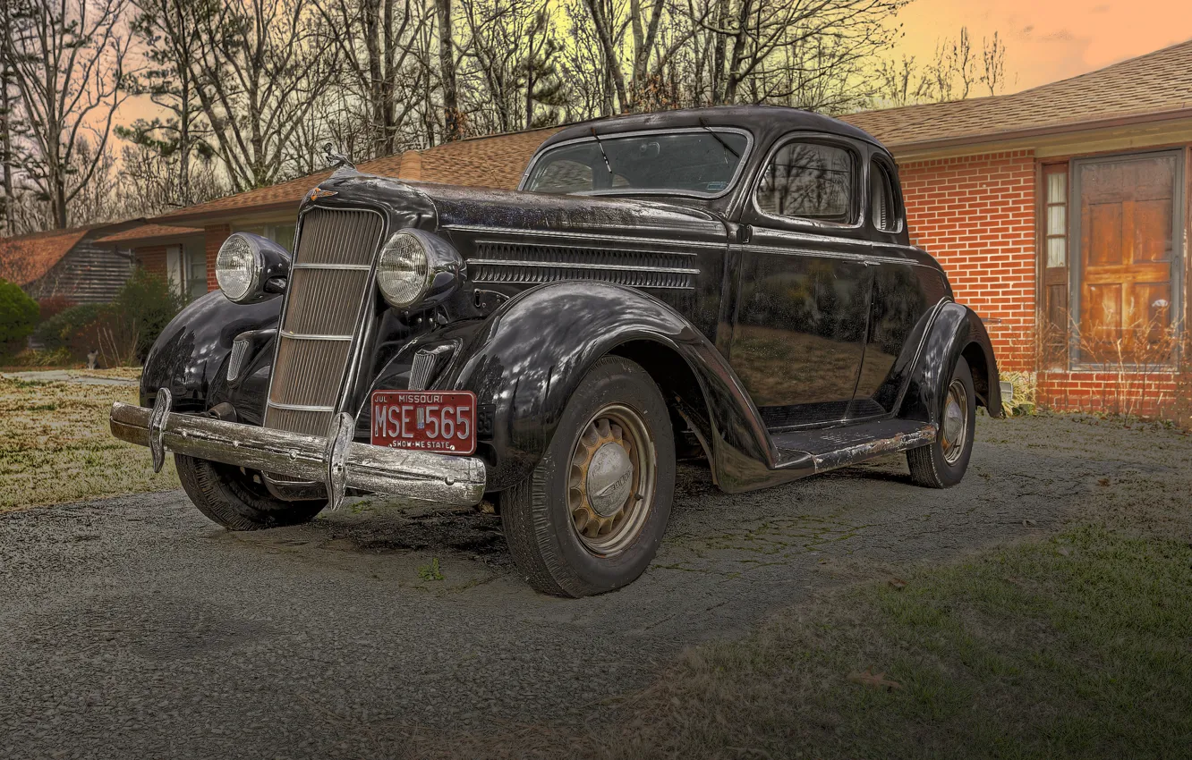 Photo wallpaper retro, classic, 1935, Dodge Coupe