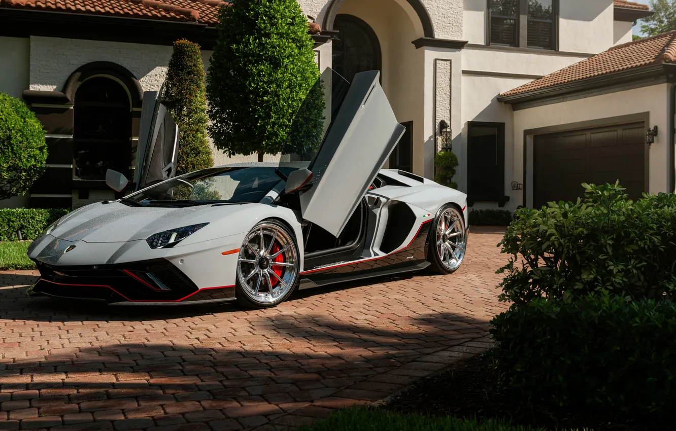 Photo wallpaper Lamborghini, Tuning, Cars, Supercar, Lamborghini Aventador, Supercar, Tuning Car, Engine V12