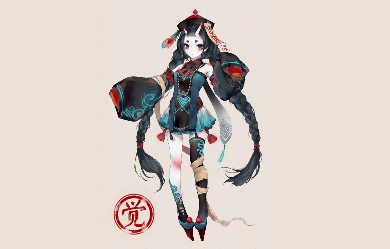 Photo wallpaper girl, onmyoji, Onmedia, Kyonshii Imouto