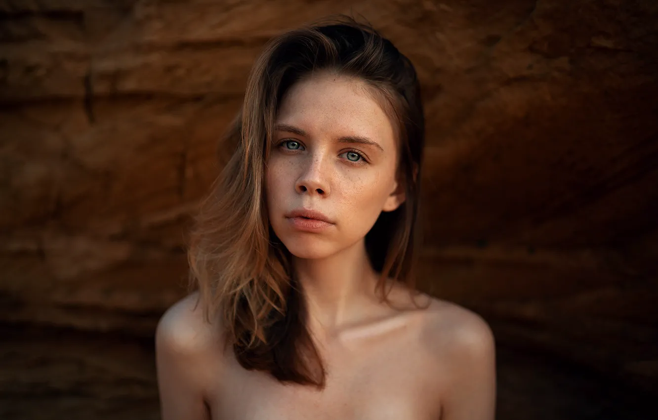 Photo wallpaper girl, portrait, Lena, Maxim Gontarev