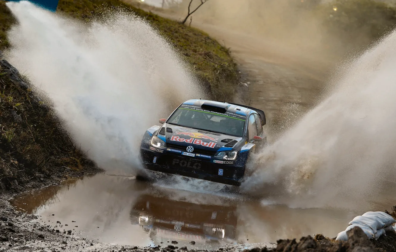 Photo wallpaper Volkswagen, Squirt, WRC, Rally, Polo