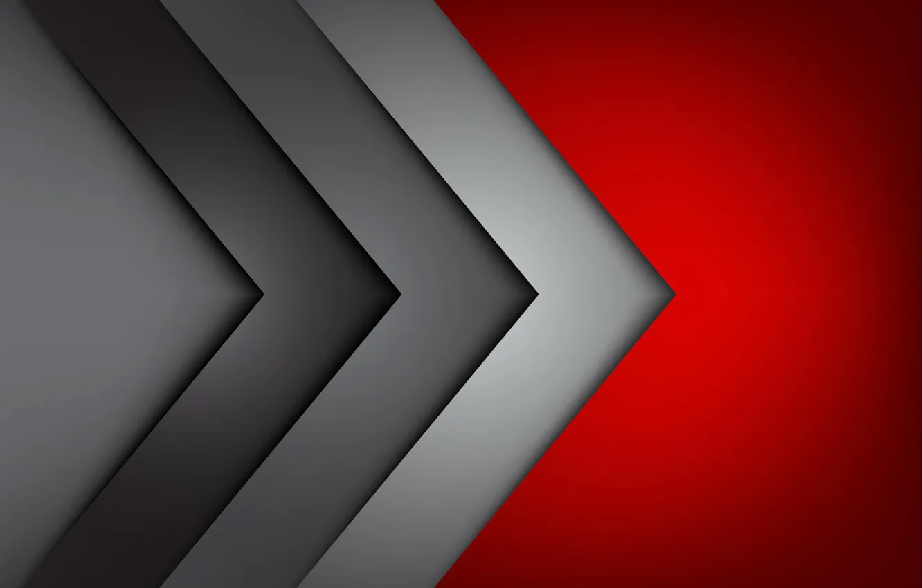Photo wallpaper red, grey, angle, red, fon, gray, corners
