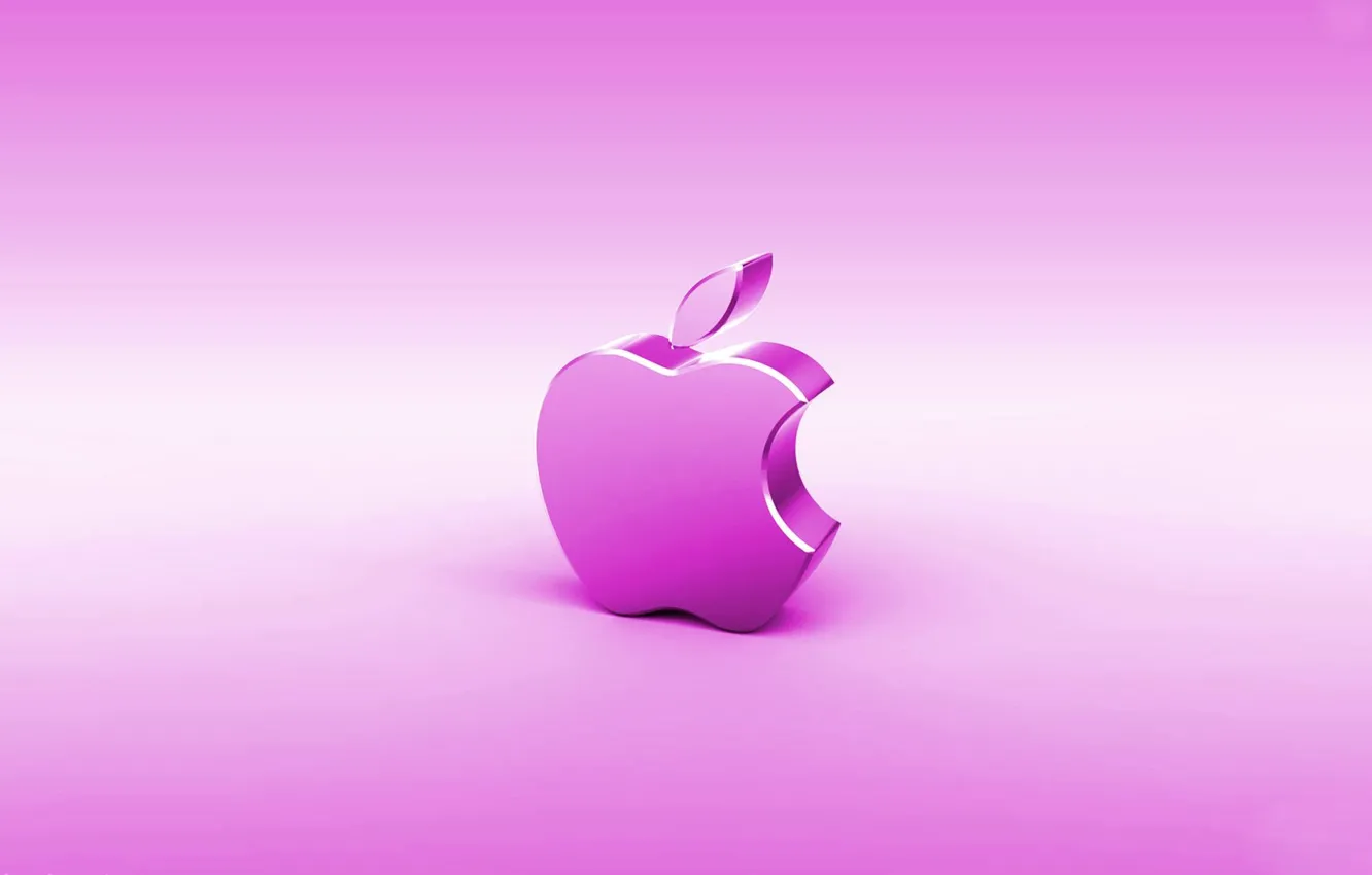 Photo wallpaper computer, rendering, apple, Apple, mac, emblem, gadget