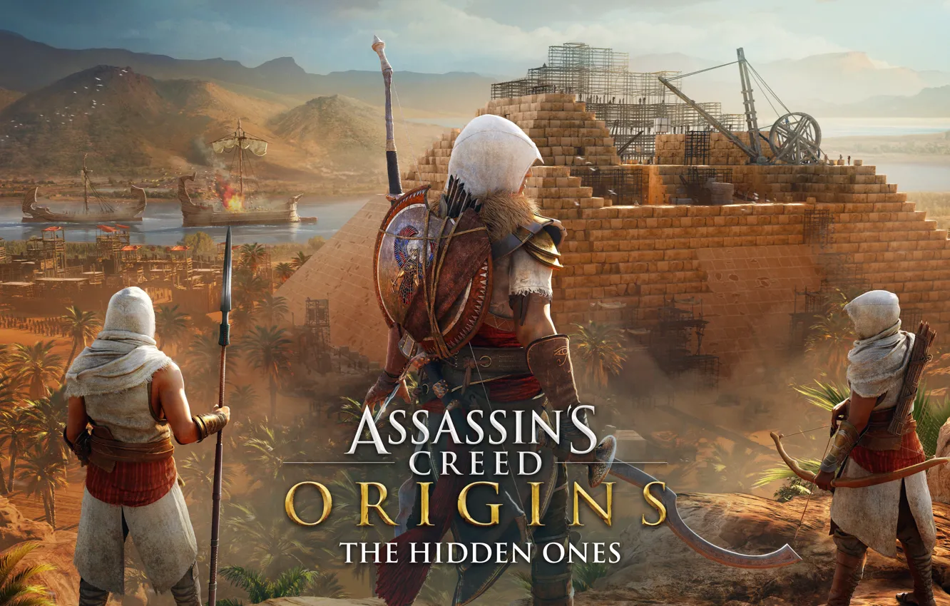 Photo wallpaper Egypt, assassin, Biek, Assassins Creed Origins, Origins