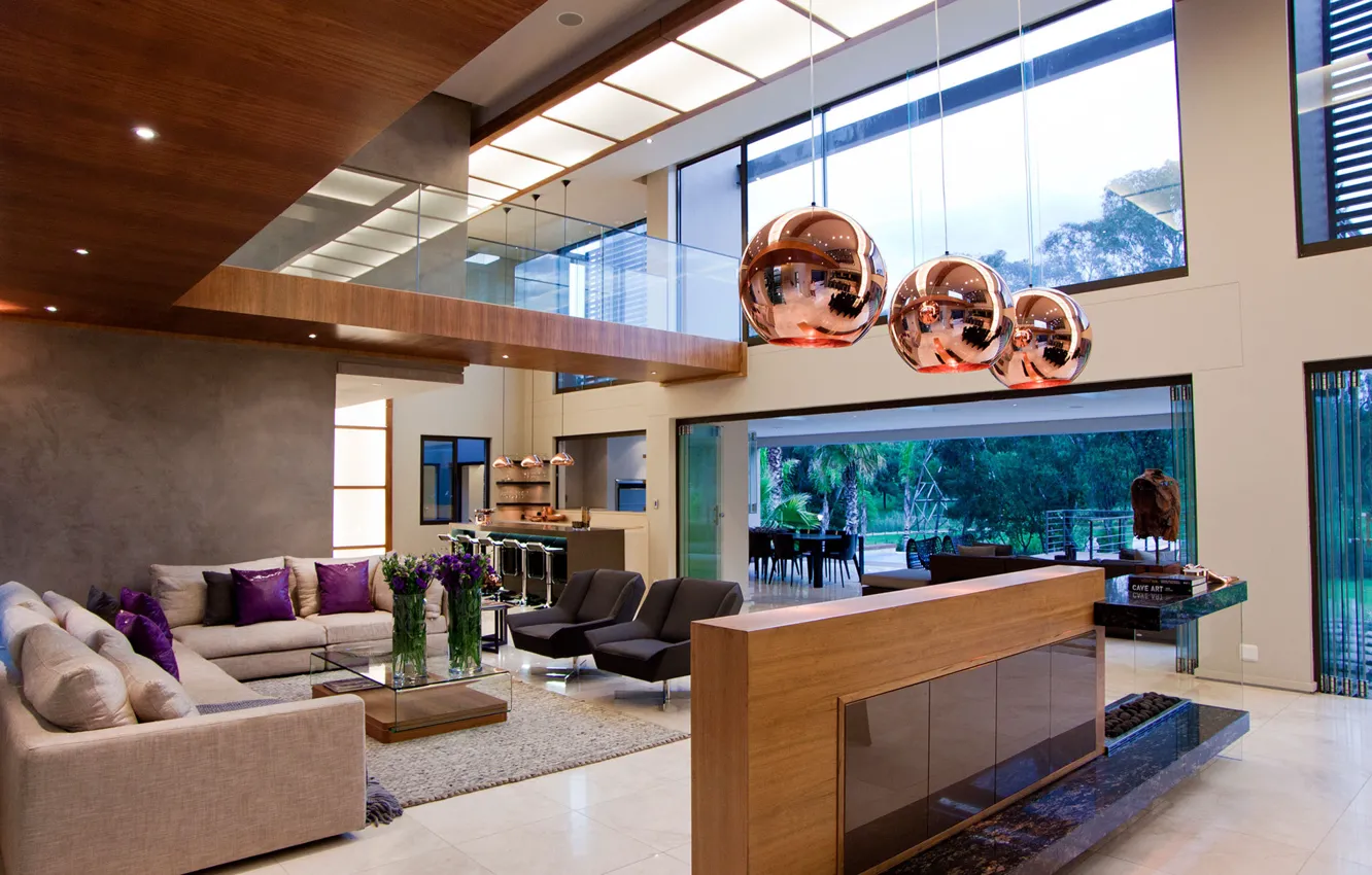 Photo wallpaper design, furniture, home, interior