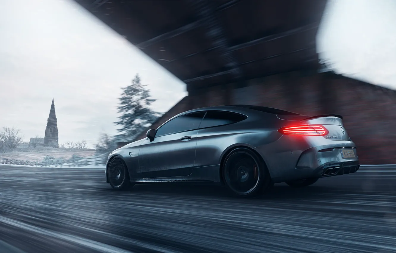 Photo wallpaper Mercedes, Need for Speed, nfs, AMG, mercedes amg, first season, Game Art, C63S