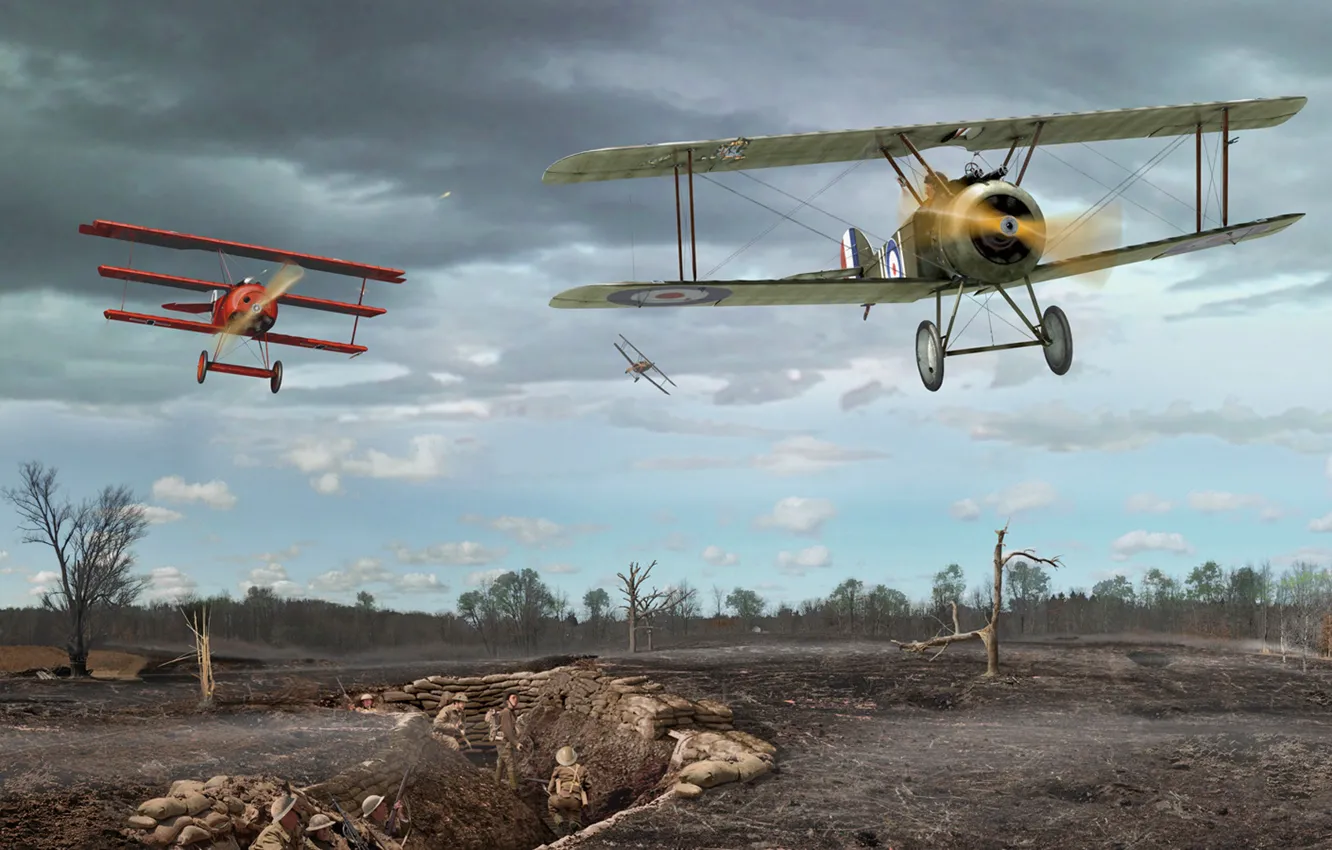 Photo wallpaper The first world war, Manfred von, Richthofen, The German Empire, German fighter pilot, Manfred Albrecht …