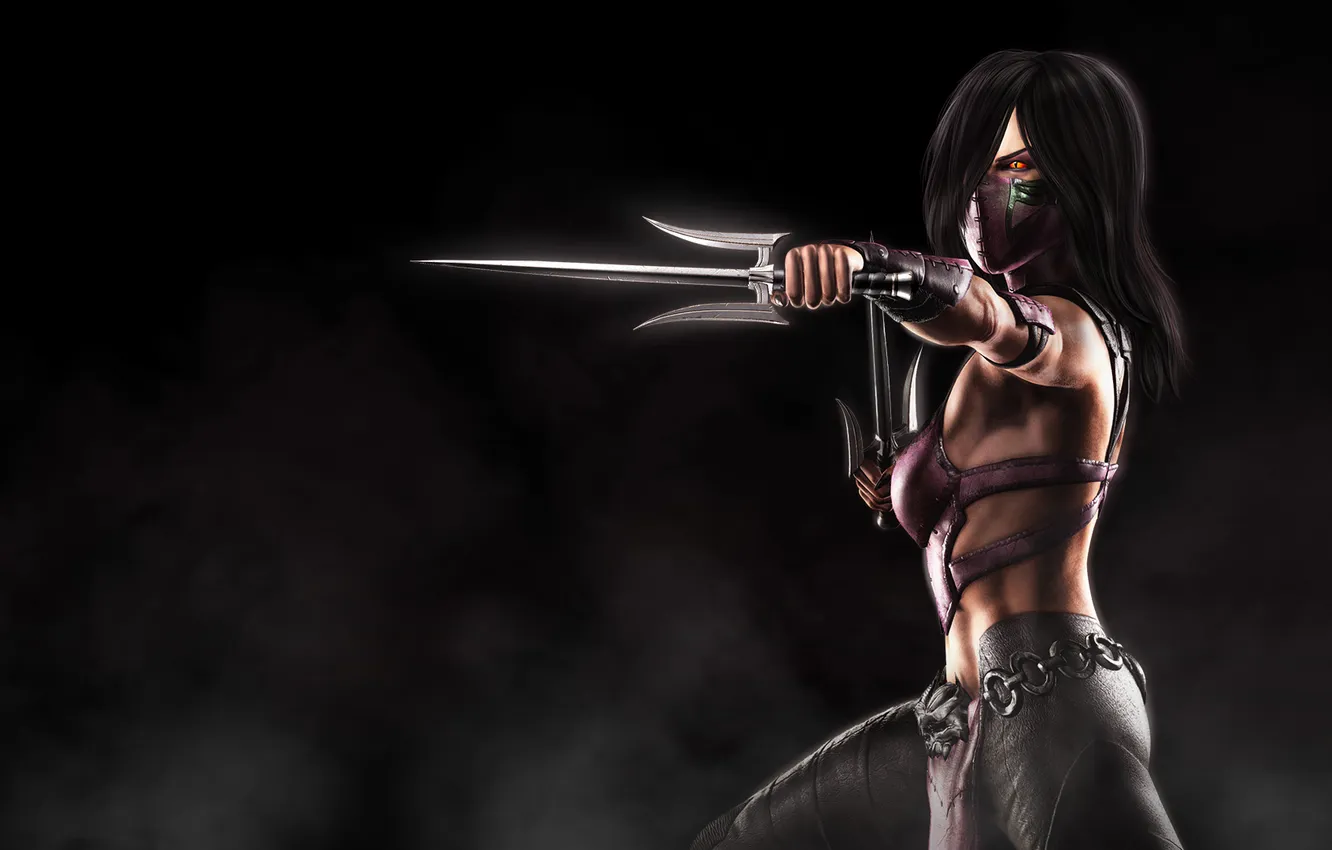 Photo wallpaper Mileena, Milina, Mortal Kombat X, SAI, Mortal Kombat 10