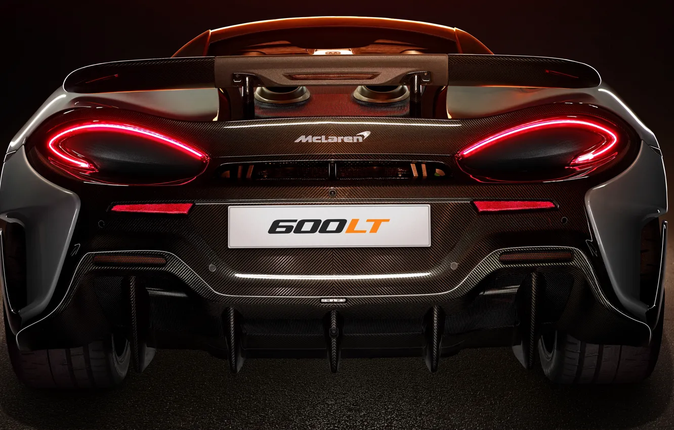 Photo wallpaper McLaren, supercar, rear view, 2019, 600LT