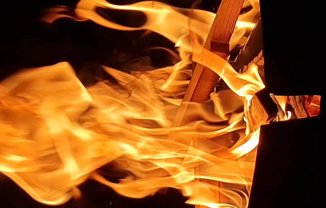 Photo wallpaper lights, flame, the fire, heat