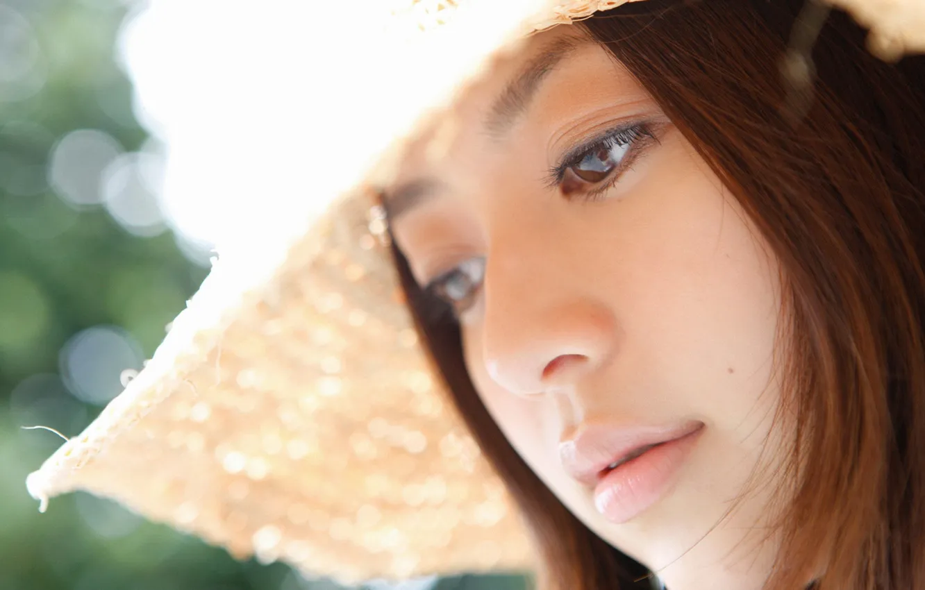 Photo wallpaper mood, face, asian, oriental