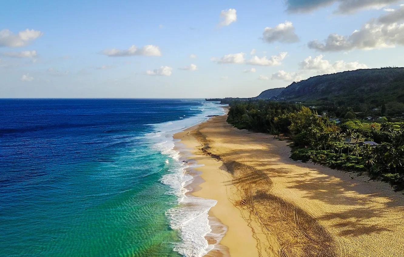 Photo wallpaper sea, shore, coast