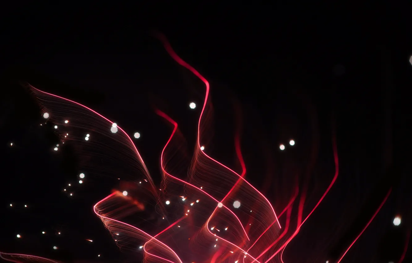 Photo wallpaper light, line, circles, abstraction, pattern, paint, colors, point