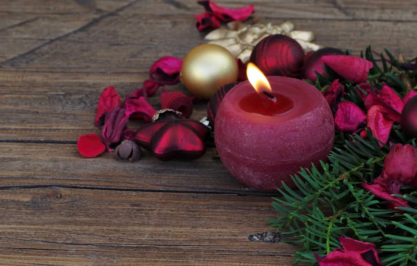 Photo wallpaper new year, candles, Christmas, merry christmas, Xmas, decoration, holiday celebration