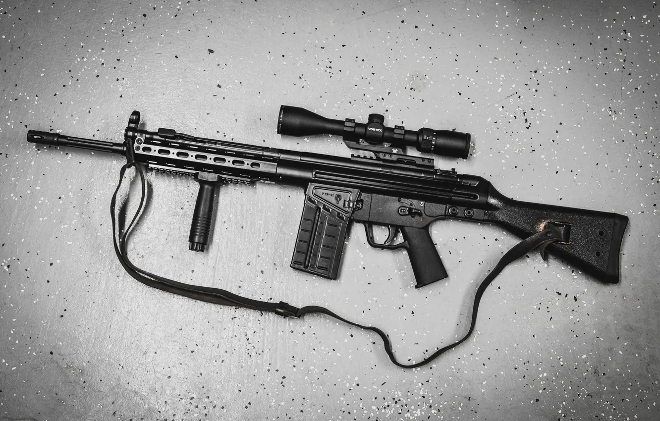 Photo wallpaper 91 SC, A semi-automatic rifle, PTR