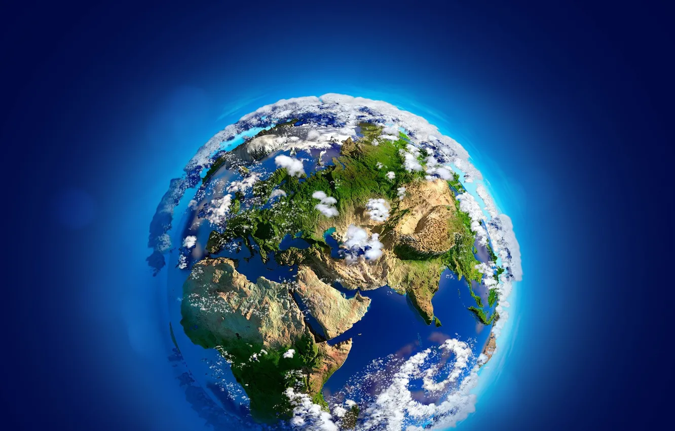 Photo wallpaper earth, planet, the world, terra, our planet, WORLD 3D, our globe, planet world