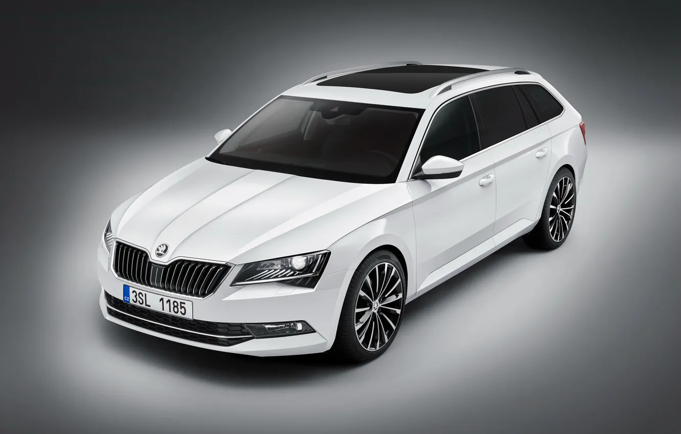 Photo wallpaper Skoda, Skoda, Combi, 2015, Superb, superb