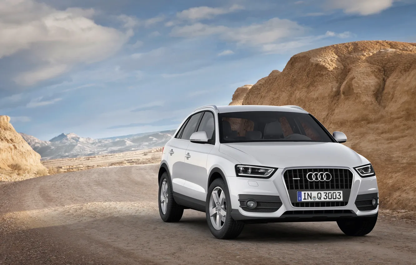 Photo wallpaper Audi, Silver