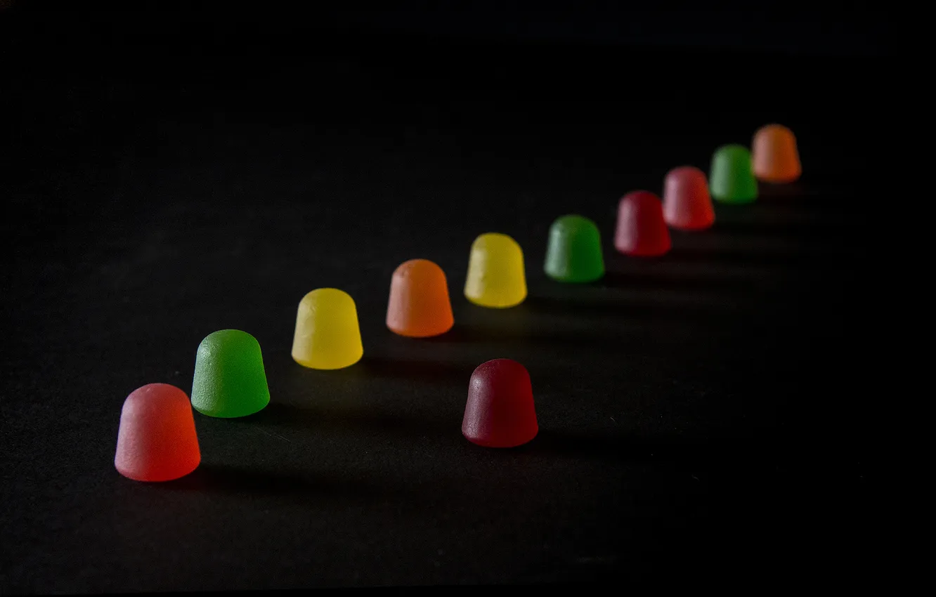 Photo wallpaper macro, background, color, marmalade