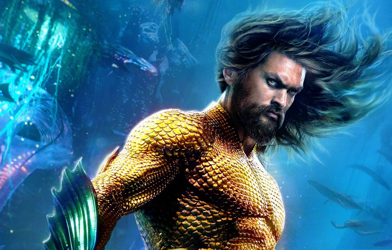 Photo wallpaper fantasy, Aquaman, Jason Momoa, Aquaman