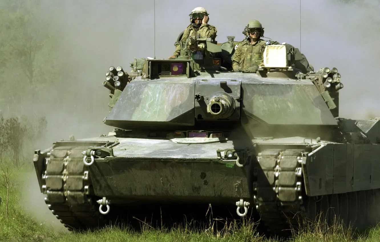 Photo wallpaper weapons, tank, M-1A1 Abrams