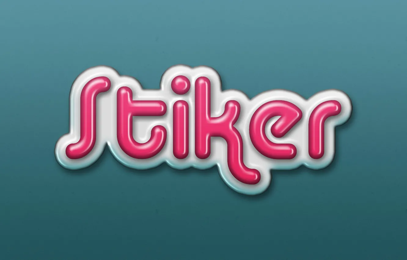 Photo wallpaper the inscription, graphics, photoshop, texture, sticker, Photoshop, blue background, stiker