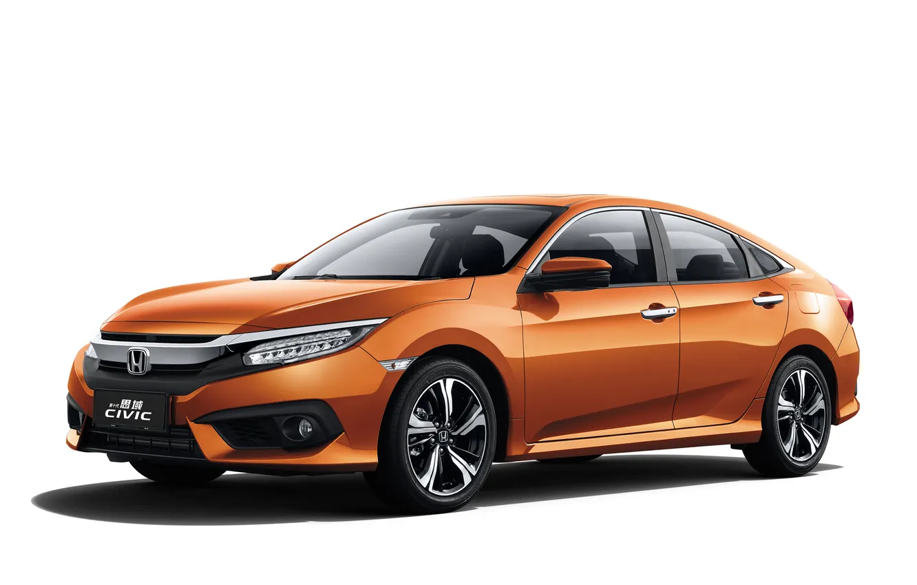 Photo wallpaper white background, Honda, Honda, Civic, civici