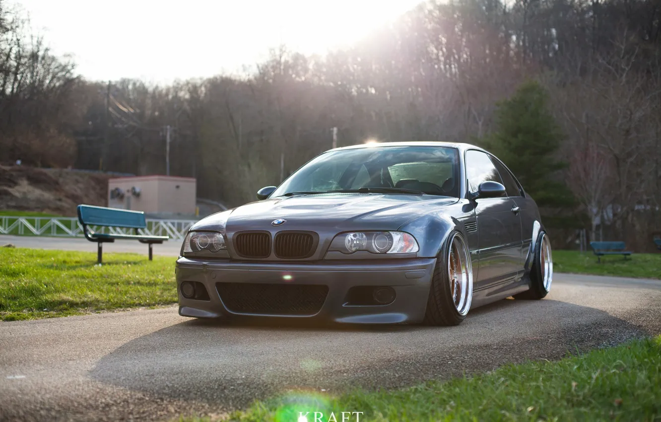 Photo wallpaper tuning, BMW, BMW, Germany, tuning, power, E46, low